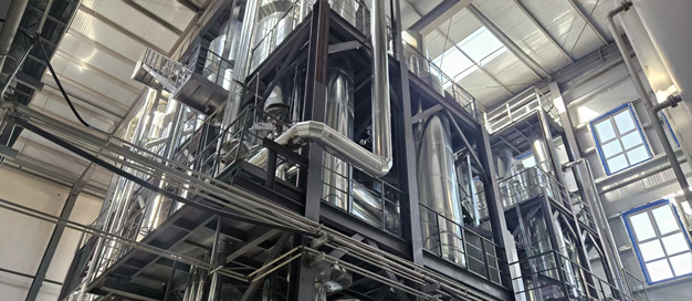 8t/h硫酸铵三效蒸发结晶系统完成安装调试培训，正式交付客户