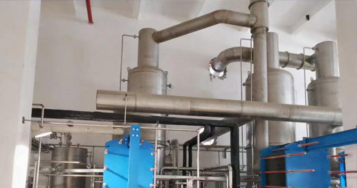 8.5t/h丁二酸蒸发浓缩系统安装调试完成正式交付客户